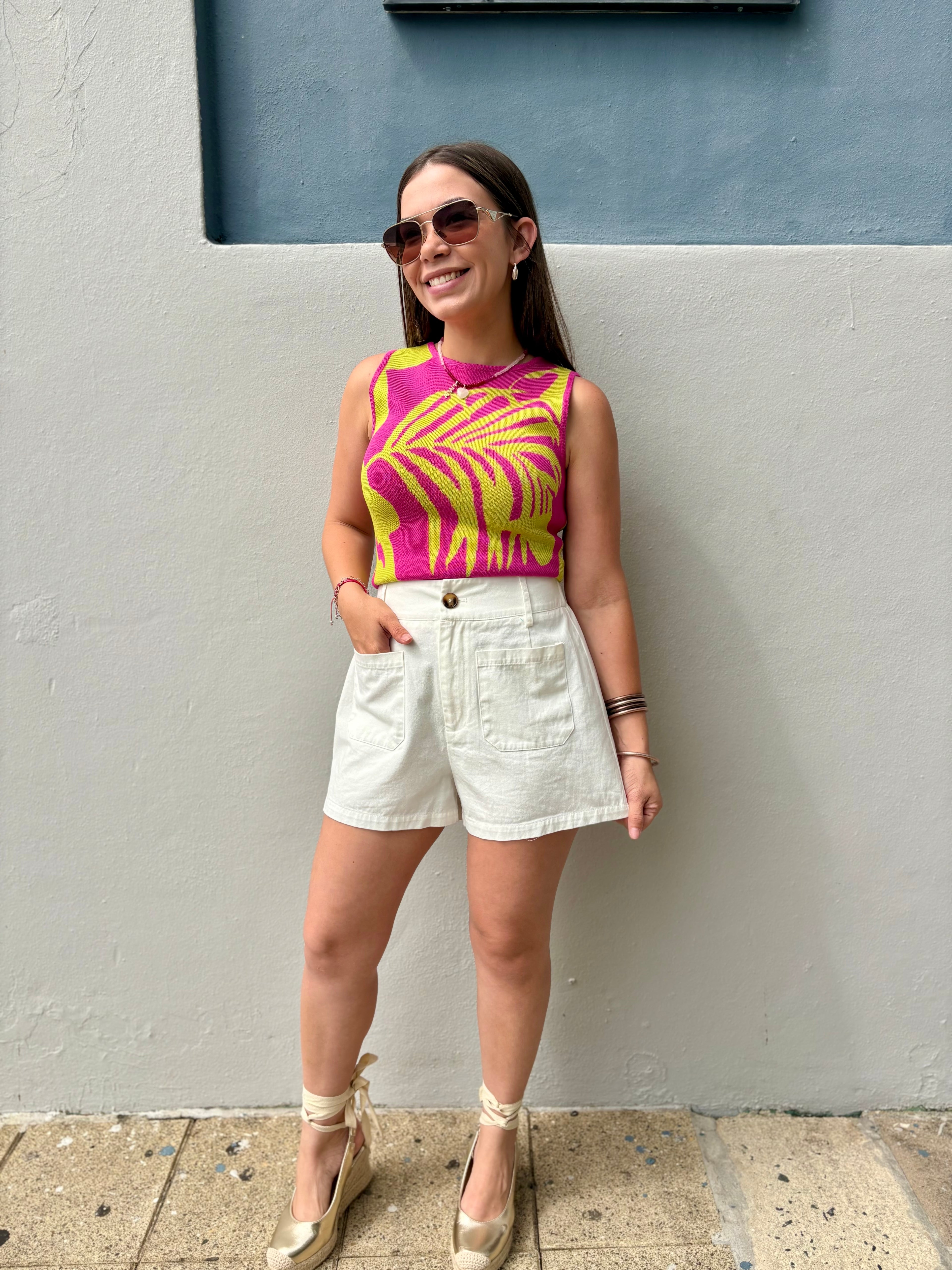 White short