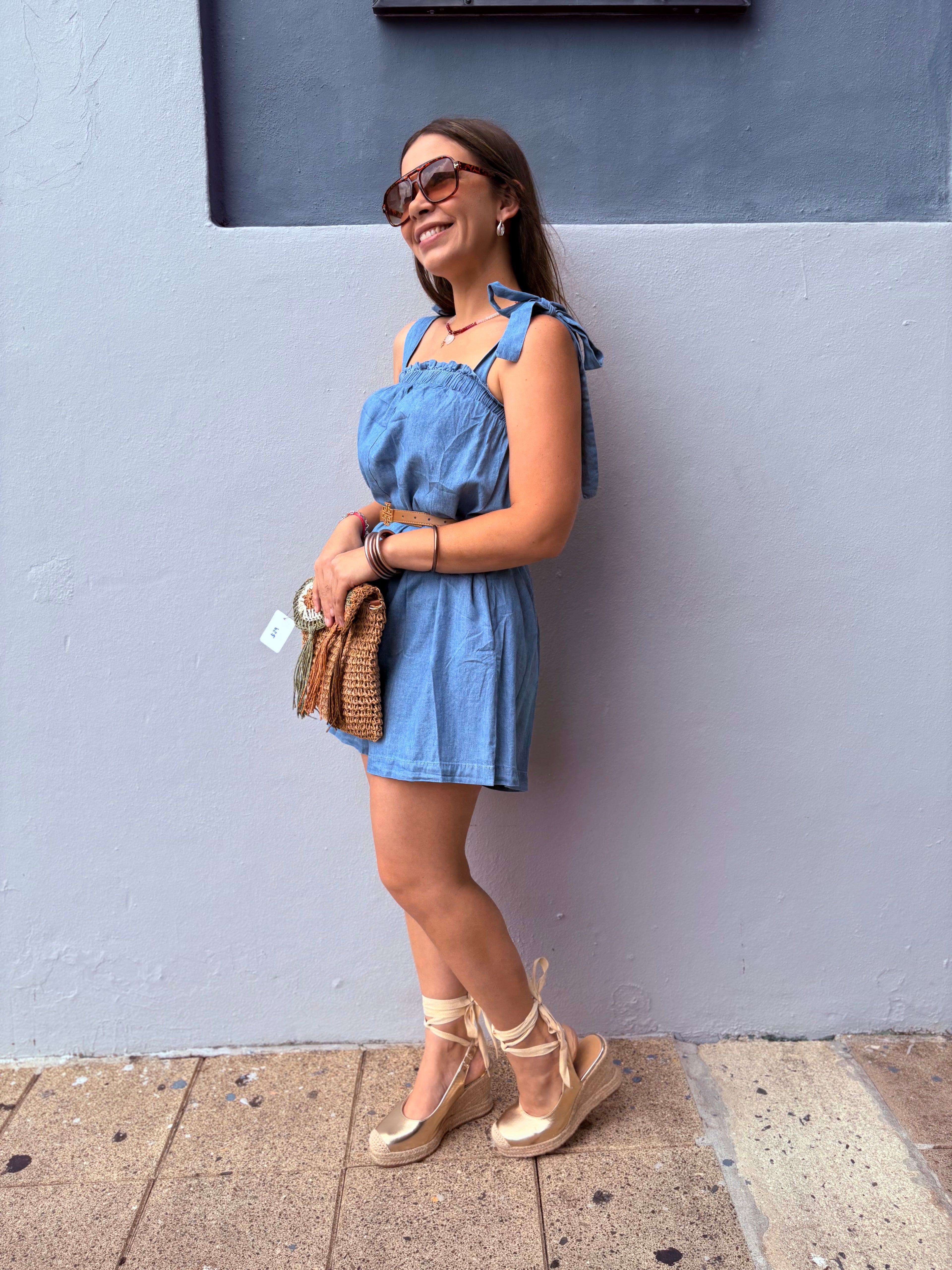 Denim kimono