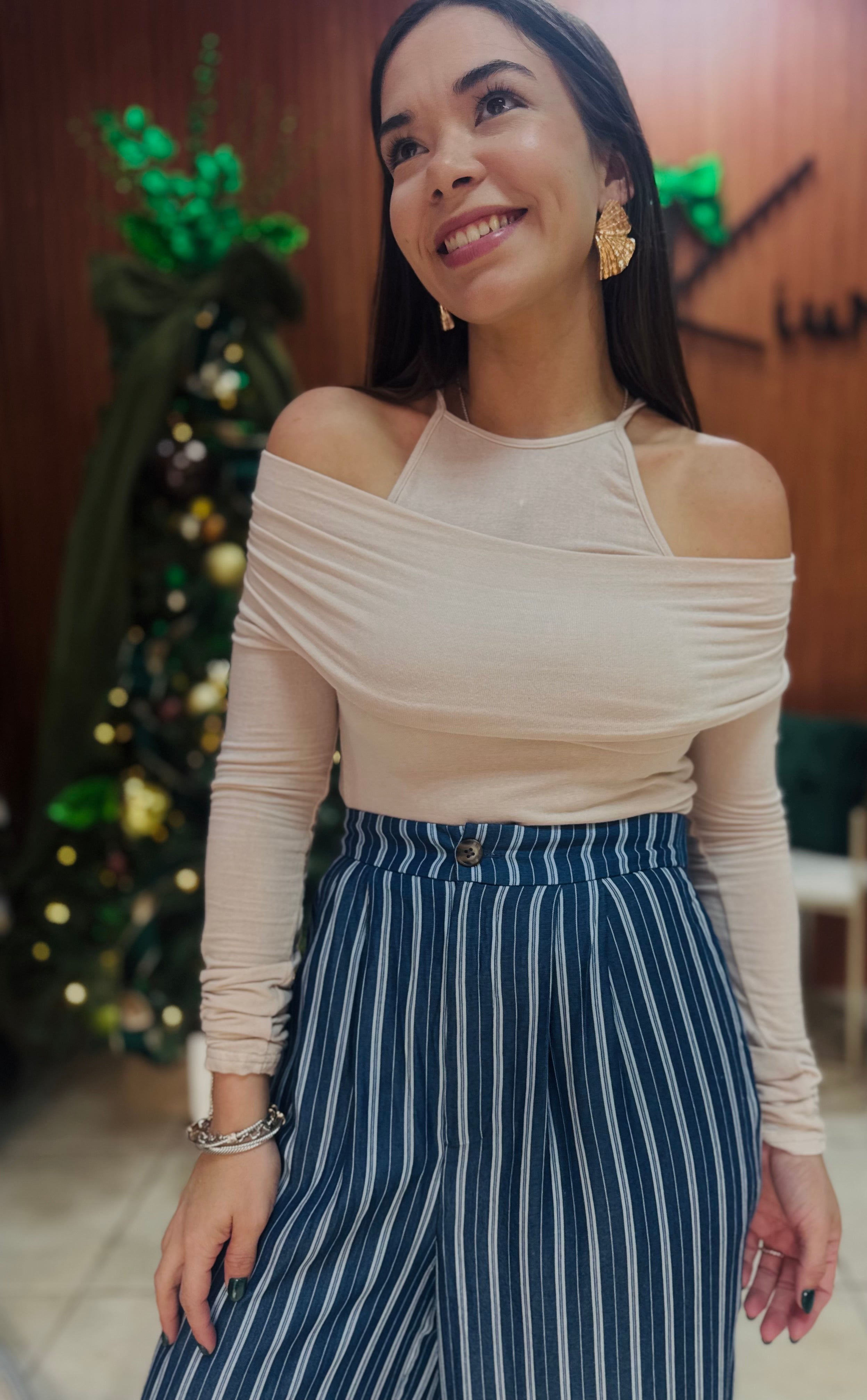 Taupe Basic Top