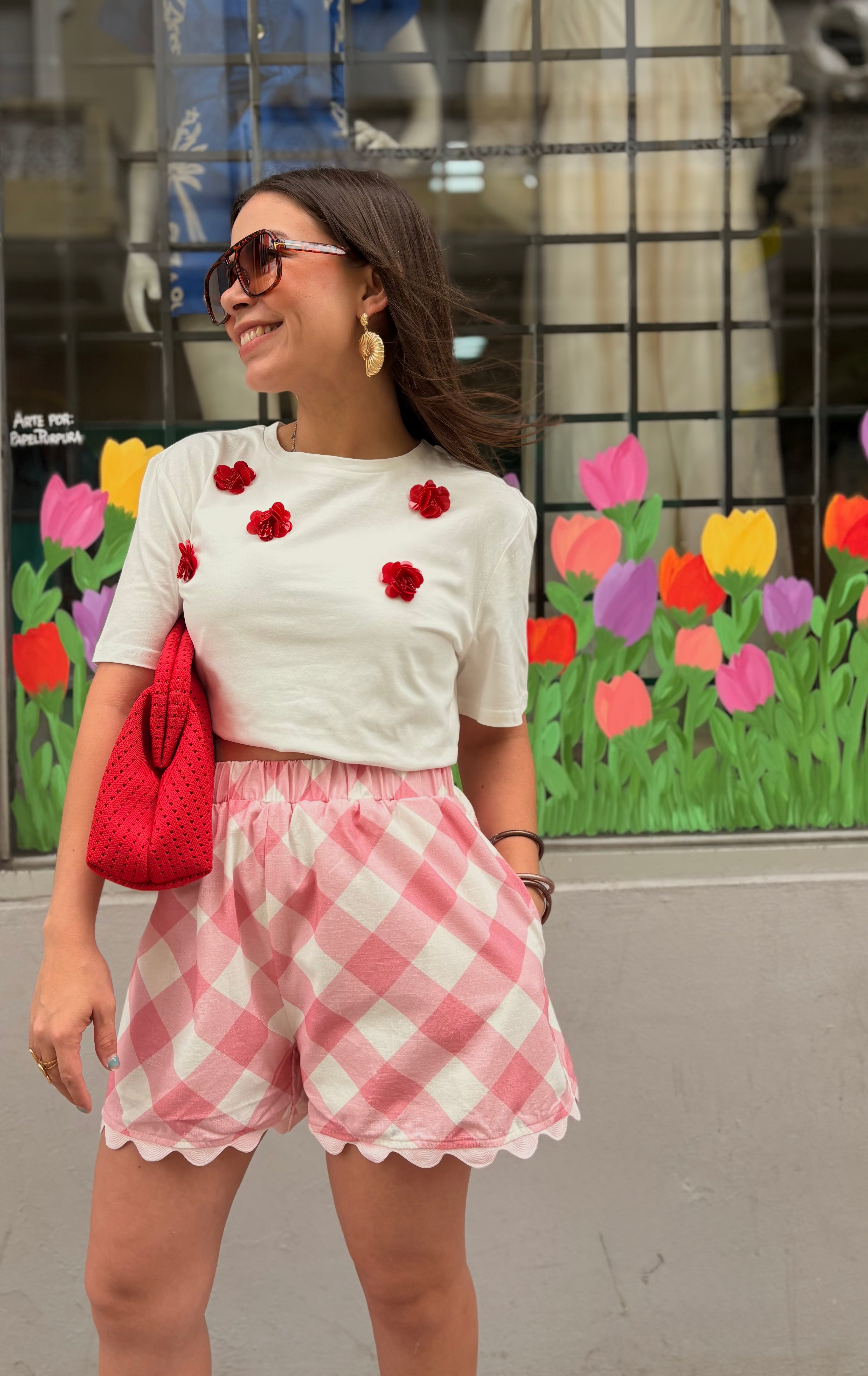 Gingham Pant