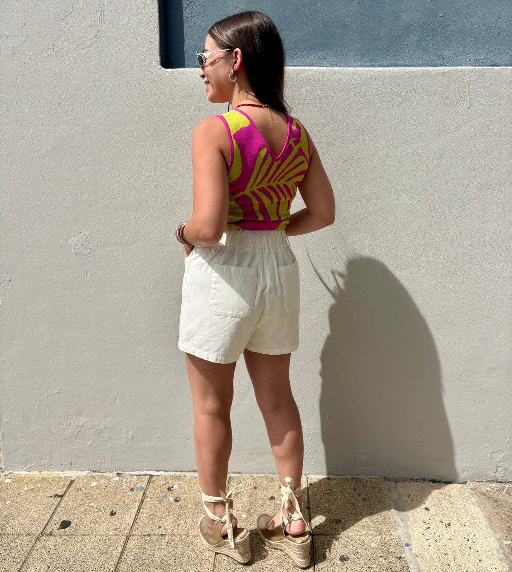 White short